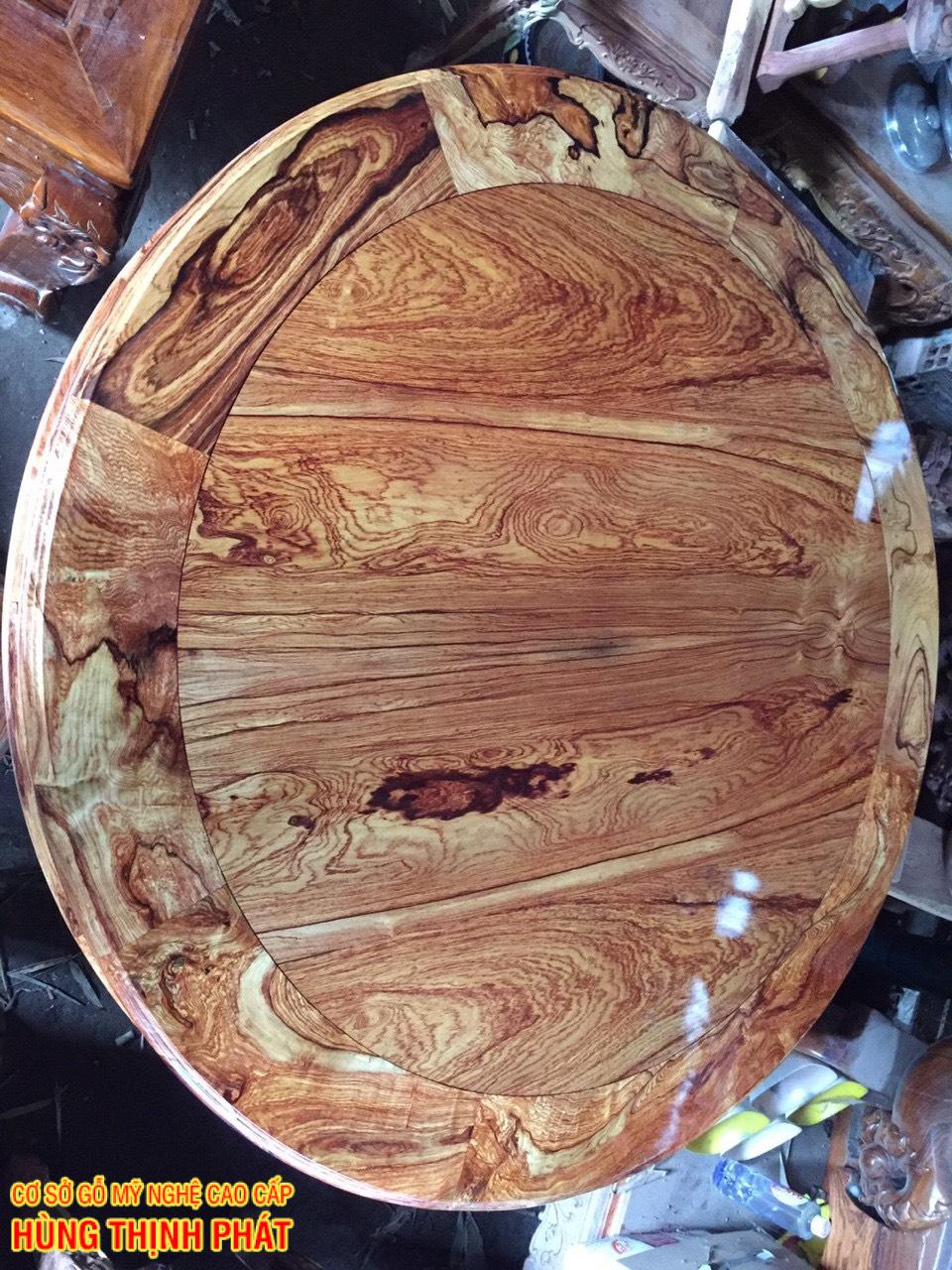 bàn ăn mặt tròn gỗ Cẩm Lai